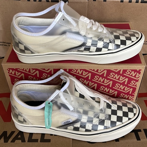 Vans Comfycush Slip-Skating Checkerboard Black/White WMNS - Picture 2 of 16